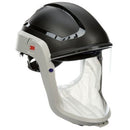 3M Versaflo M-305 Hard Hat Assembly, standard visor and faceseal.