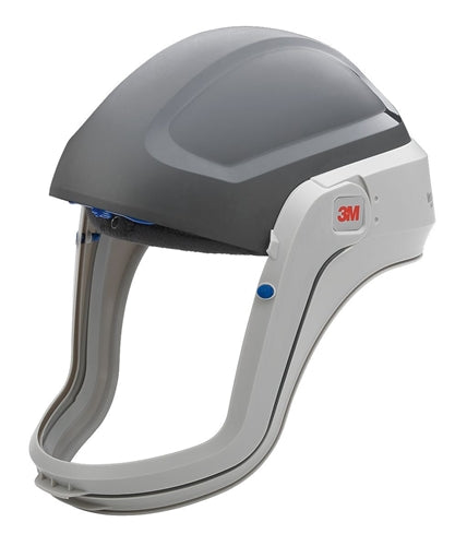 3M Versaflo M-401 Respiratory Helmet, No Visor and Shroud, Gray. Each