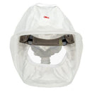 Case/5: 3M Versaflo S-133S-5 Headcover with Integrated Head Suspension, White, Small/Medium