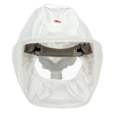3M Versaflo S-133S-5, Headcover with Integrated Head Suspension, White, Small/Medium. Case/5