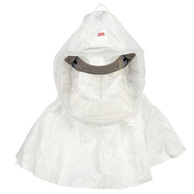 3M Versaflo S-433L-5 Hood with Integrated Head Suspension, Medium/Large, White. Case/5