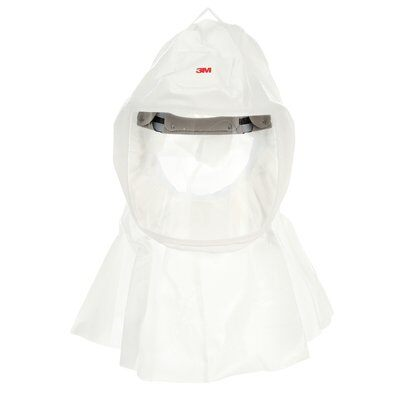 3M Versaflo S-433S-5 Hood with Integrated Head Suspension, White, Small/Medium. Case/5