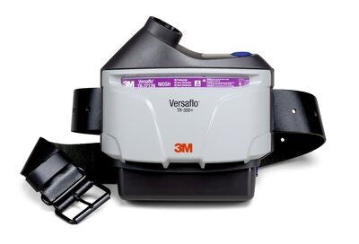 3M Versaflo TR-306N+ Powered Air Purifying Respirator Assembly, with high durability belt and high capacity battery. Each