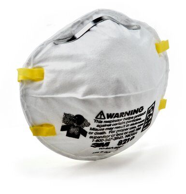3M 8210 NIOSH Disposable Particulate N95 Respirator. Case/160 Masks