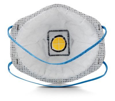 3M 8576 P95 Disposable Particulate Respirator, with Nuisance Level Acid Gas Relief. Box/10