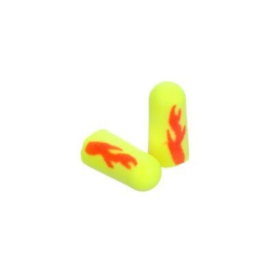 3M E-A-Rsoft Yellow Neon Blasts Earlugs, 312-1252, one size fits most, uncorded. Case/2000 Pairs