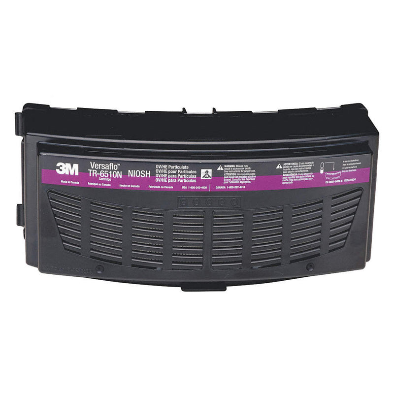 Case/5: 3M Versaflo TR-6510N Organic Vapor/HEPA Cartridge