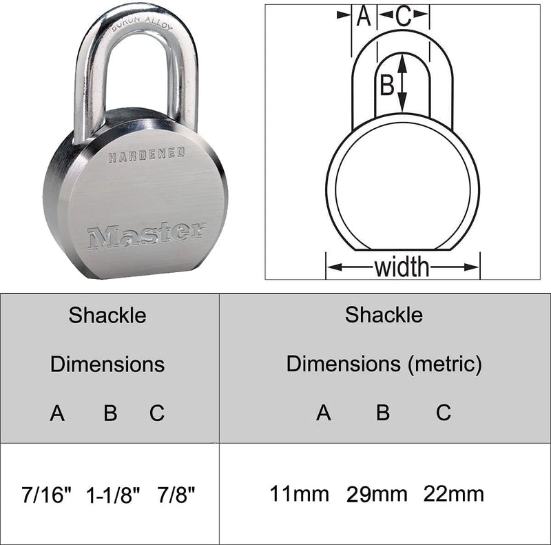 Master Lock - 4 Pro Series 6230NKA-4 High Security Padlocks w/ BumpStop Technology. Each