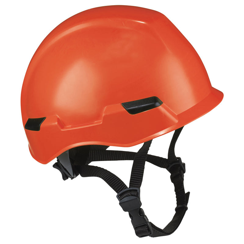 CLEARANCE: BRAND-NEW: 10 PERCENT OFF!!! Dynamic Safety HP142R-03 Climbing Hard Hat, Orange, Universal Size, ANSI Type II. Each