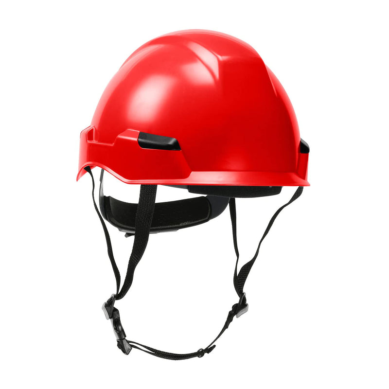 CLEARANCE: BRAND-NEW: 50 PERCENT OFF!!! Dynamic Safety HP142R-15 Climbing Hard Hat, Red, Universal Size, ANSI Type II. Each