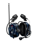 3M PELTOR WS MT73H7P3E4D10-NA LiteCom PRO III Headset - Hard Hat Attached, Dark Blue