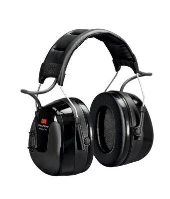 3M PELTOR WorkTunes HRXS221A-NA Pro AM/FM Radio Headset, Black, Headband. Each