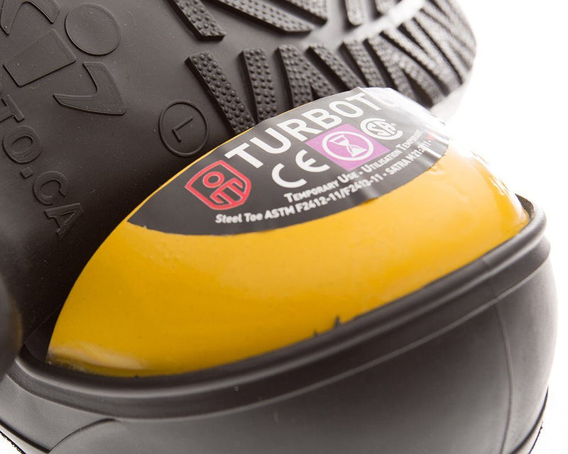 CLEARANCE: BRAND-NEW: PERCENT OFF .... Impacto TTL TURBOTOE Safety Steel Toe Caps, Waterproof, Red/Black, Size Large. One Pair